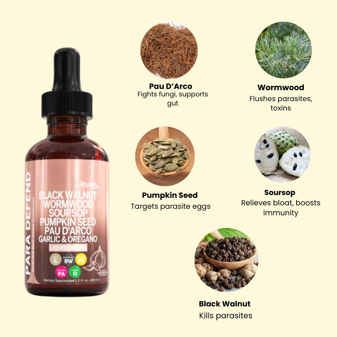 Solvair® Wormwood Black Walnut Gut Cleanse Detox