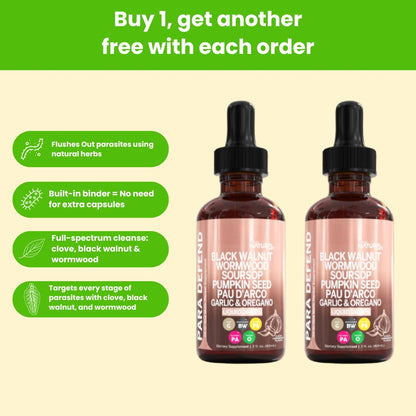 Solvair® Wormwood Black Walnut Gut Cleanse Detox